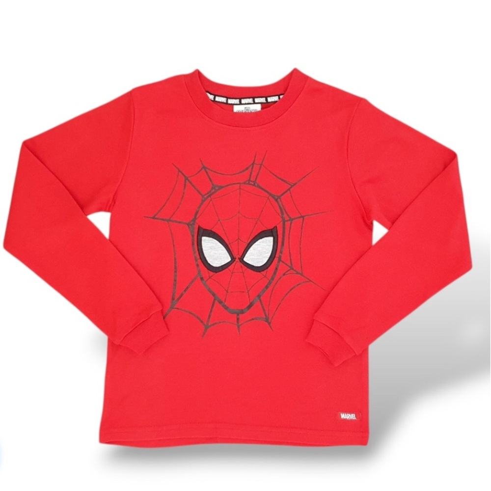 Marvel Kids Red Spider-Man Long Sleeve Tee